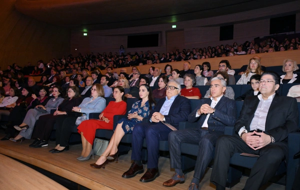 Placido Domingo performed at the Heydar Aliyev Center
