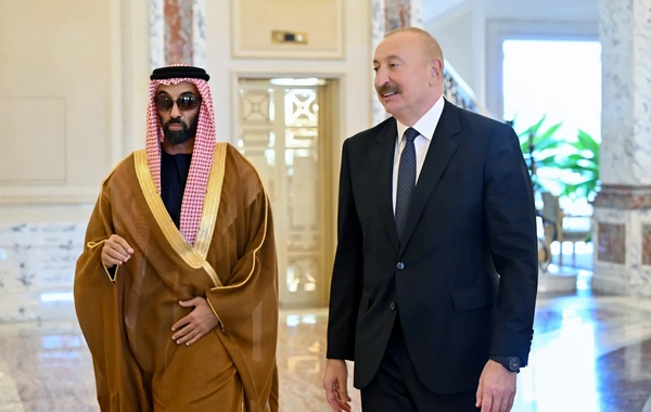 İlham Əliyev Birləşmiş Ərəb Əmirliklərinin milli təhlükəsizlik müşavirini qəbul edib
