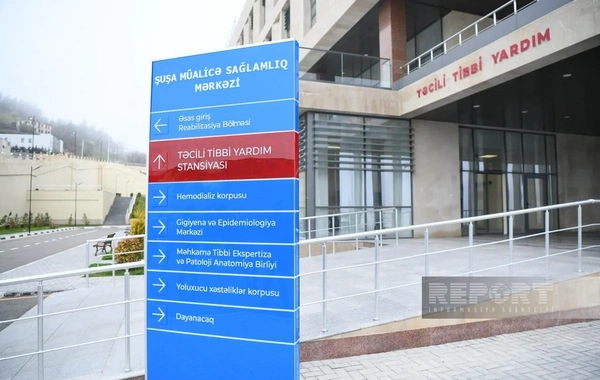 Diplomatik korpusun nümayəndələri Şuşada sağlamlıq mərkəzinin işi ilə tanış olub