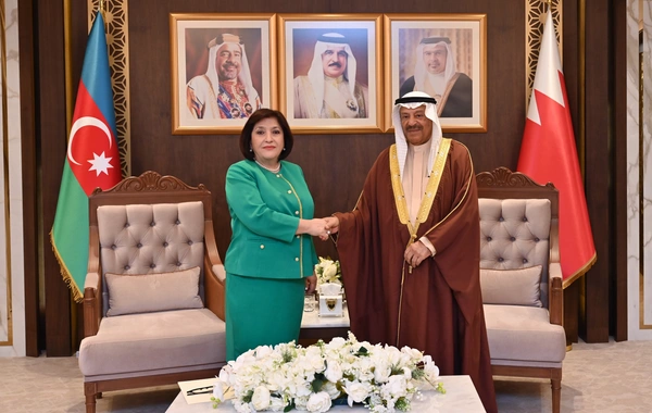 Milli Məclisin sədri Bəhreynin Şura Məclisinin sədri ilə görüşüb