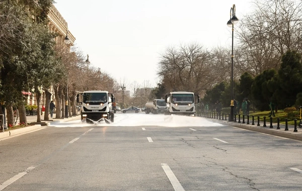 Bugünkü iməcilikdə Bakının 537 küçəsi yuyulub