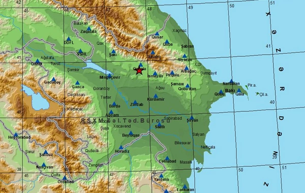 FHN: Qəbələdəki zəlzələdə dağıntı və tələfat yoxdur