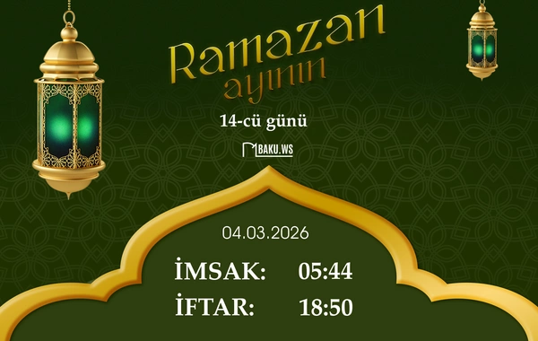 İftar vaxtı - 4 mart 2026: Ramazanın 14-cü günü