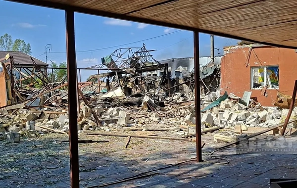 Kiyevdə Rusiyanın hücumu nəticəsində azərbaycanlıya məxsus restoran dağılıb