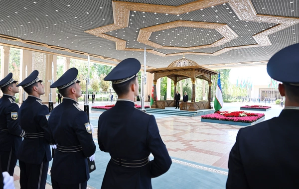 Daşkənddə Prezident İlham Əliyevin rəsmi qarşılanma mərasimi olub