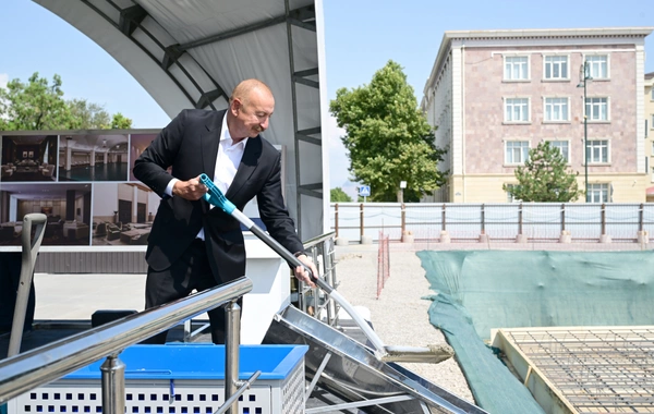 Naxçıvan Mehmanxana Kompleksinin təməli qoyulub