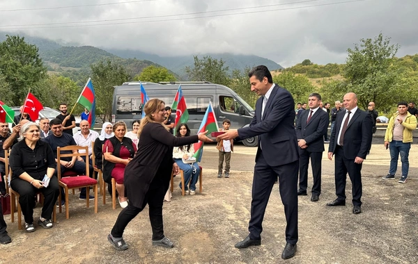 İlk köç karvanı Badara kəndinə çatıb