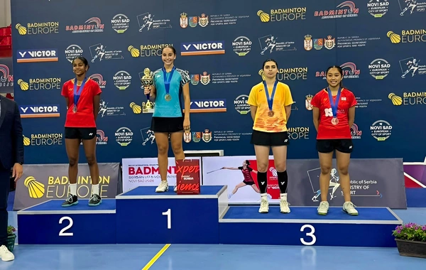 Azərbaycan badmintonçusu Leyla Camalzadə Serbiyada bürünc medal qazanıb