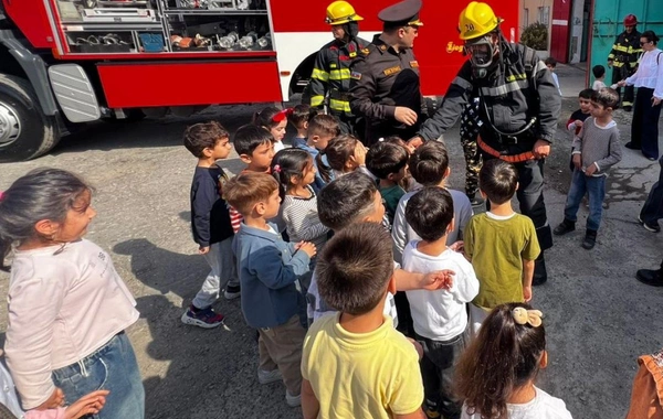 FHN-in Dövlət Yanğından Mühafizə Xidməti növbəti "açıq qapı günü" tədbirləri keçirib
