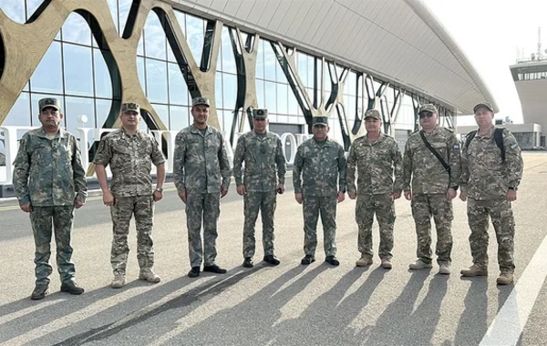 Özbəkistan hərbçiləri Qarabağda