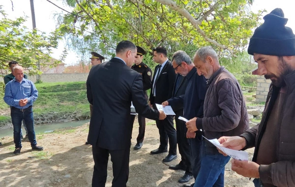 FHN tərəfindən "Yaz-yay fəsillərində sel təhlükəsi" mövzusunda növbəti tədbirlər keçirilib