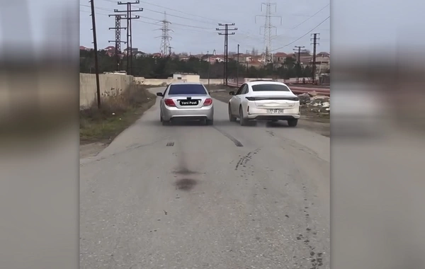 Məhəlləarası yolda yarışa çıxdılar, yol polisi araşdırmaya başladı