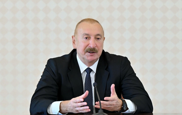 Prezident İlham Əliyev TDT-yə üzv ölkələrin təhlükəsizlik üzrə rəhbər şəxslərini qəbul edib