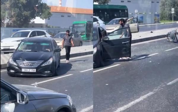 Bakıda Hyundai əks istiqamətə çıxdı