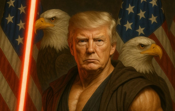 Белый дом поздравил с Днём «Звёздных войн» мемом с Трампом — и случайно сделал его Ситхом
