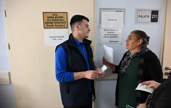 Daşkəsəndə "Həmkardan həmkara qayğı ilə" sosial layihəsi çərçivəsində ödənişsiz tibbi müayinələr keçirilib