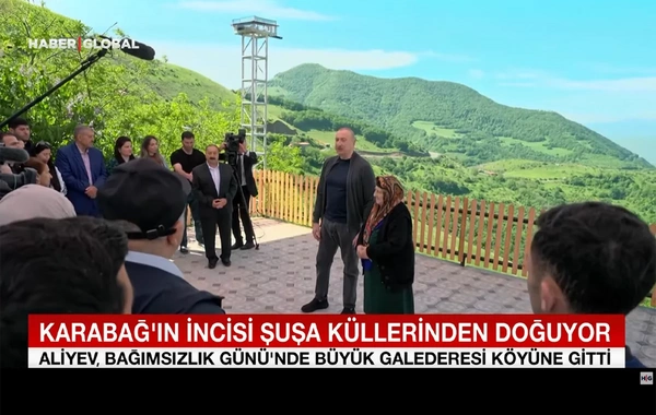 İlham Əliyevin Böyük Qaladərəsində sakinlərlə səmimi söhbəti: Haber Globalın reportajı