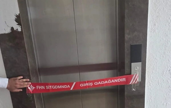 Bakıda bu yaşayış binasının liftləri dayandırıldı