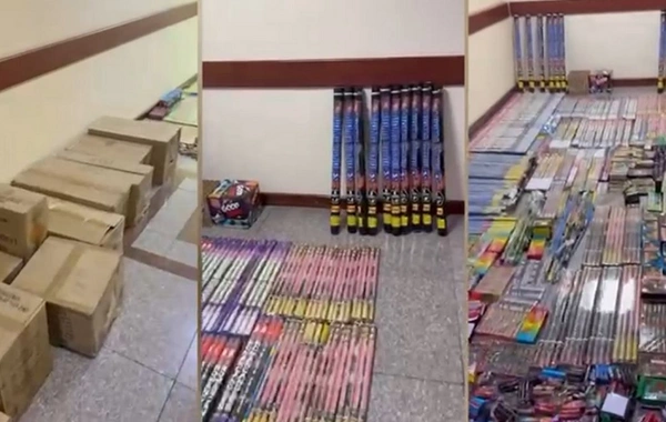 Abşeron rayonunda pirotexniki vasitələr satan iki nəfər saxlanılıb