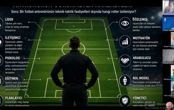 AFFA tərəfindən məşqçilər üçün vebinar keçirilib