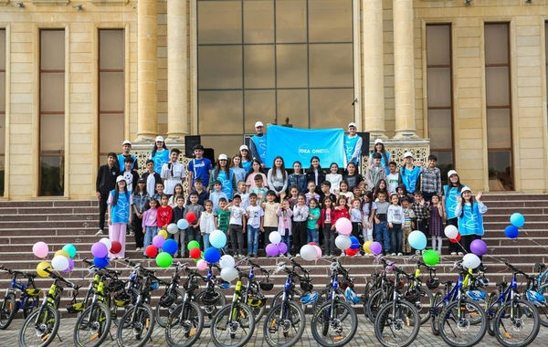 Bicycles were gifted to children and teenagers living in regions on the initiative of Leyla Aliyeva