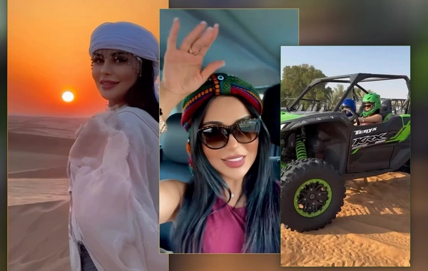 Vüsalə Əlizadənin qızı ilə Safari istirahətindən görüntülər