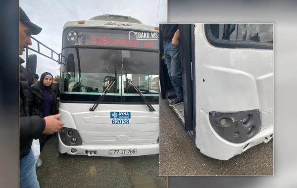 Avtobus xarab oldu - Sərnişinlər YOLDA QALDI