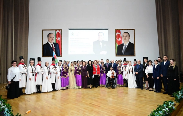 Şəkidə "Ümummilli Lider Heydər Əliyev və Azərbaycanın mədəniyyət dəyərləri" mövzusunda tədbir keçirilib