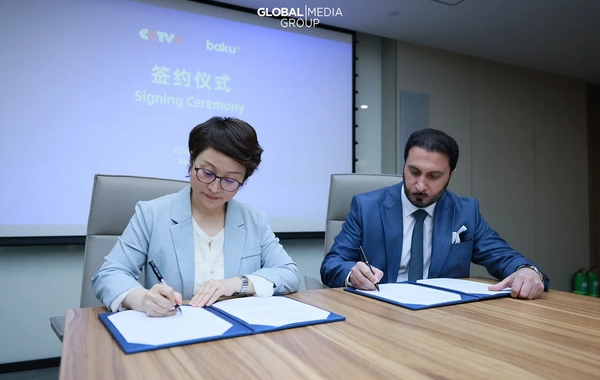 "Report" İA və Baku TV Çinin nüfuzlu CCTV+ agentliyi ilə əməkdaşlıq memorandumu imzalayıblar