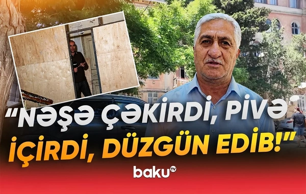 Vətəndaşın binanın girişinə quraşdırdığı konstruksiya narazılığa səbəb oldu