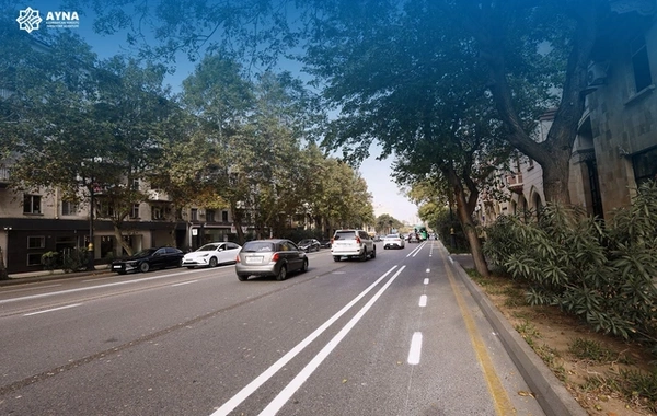 Bakının bu prospektində mikromobillik zolağı yaradılır