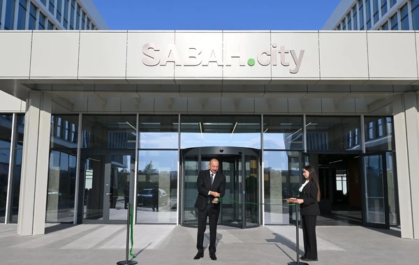 İlham Əliyev "SABAH.city" innovasiya şəhərciyinin birinci mərhələsinin açılışında iştirak edib