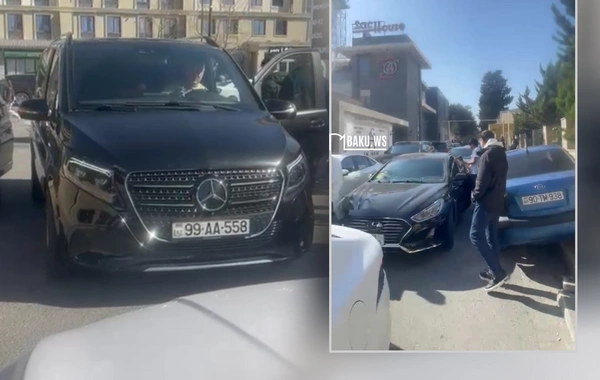 AA seriyalı avtomobilin sürücüsü yolu kəsdi