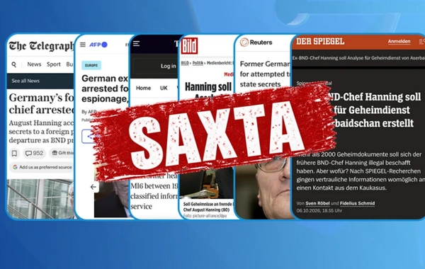 "Der Spiegel" və digər xarici KİV-də yayılan iddialara Azərbaycandan reaksiya