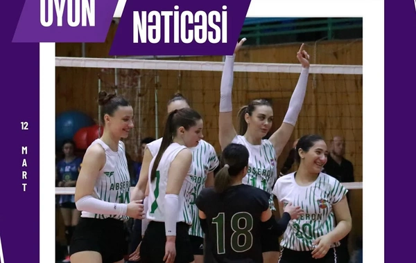 Qadın voleybolçular arasında Azərbaycan Yüksək Liqasında XVII tura yekun vurulub