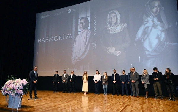 Arzu Əliyeva "Harmoniya" sənədli filminin təqdimatında iştirak edib