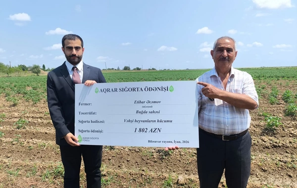Cəlilabad və Biləsuvardan olan fermerlərə 10 min manatdan çox sığorta ödənişləri edilib