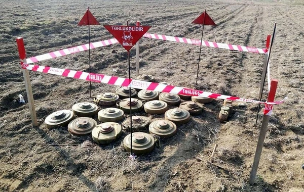 Ötən həftə 1300 hektardan çox ərazi minalardan təmizlənib