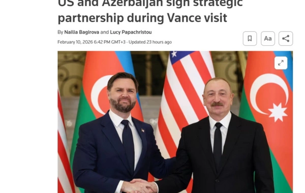 ABŞ vitse-prezidentinin Azərbaycana səfəri dünya mediasının diqqətindədir