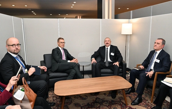İlham Əliyev BMT-nin Nyu-Yorkdakı mənzil-qərargahında Aleksandr Stubb ilə görüşüb