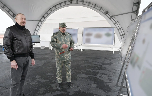 İlham Əliyev Ağdərə rayonunda Xüsusi Əməliyyat Mərkəzinin təməlini qoyub