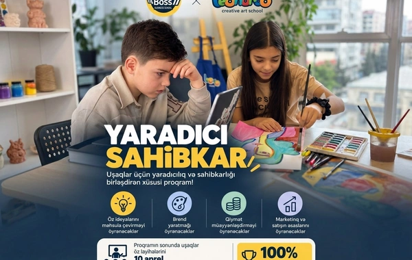 Leonardo Art School və MiniBoss Business School birgə təhsil proqramı elan etdi