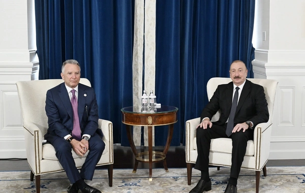 Vaşinqtonda İlham Əliyevin Stiv Uitkoff ilə görüşü olub