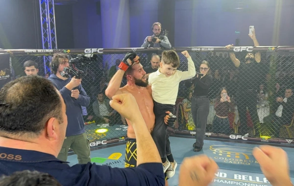 Alim Nəbiyev MMA üzrə ardıcıl olaraq üçüncü qələbəsini qazandı - VİDEO