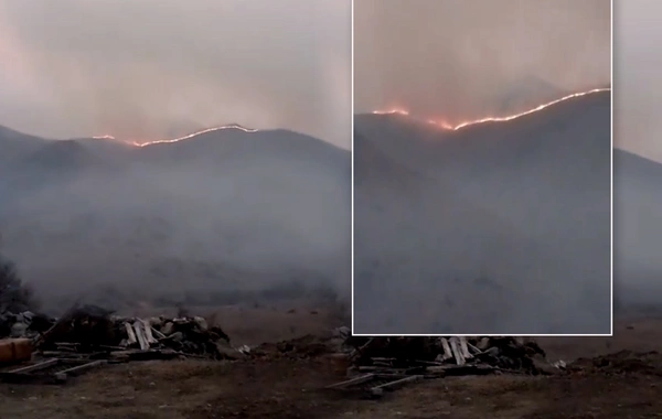 Kəlbəcər dağlarında yanğın baş verib