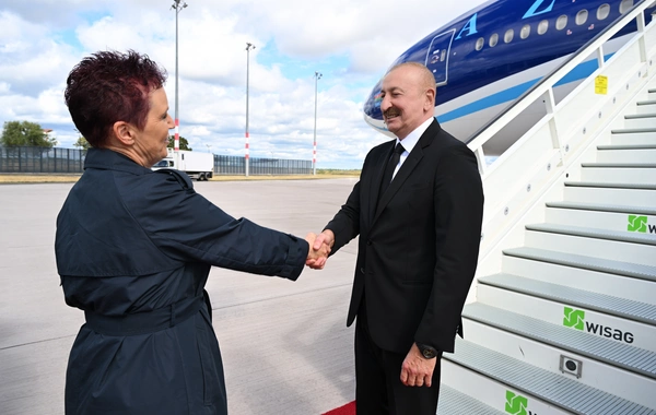 Azərbaycan Prezidenti İlham Əliyev Almaniyaya rəsmi səfərə gedib