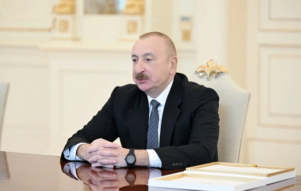 İlham Əliyev "Zayed İnsan Qardaşlığı Mükafatı" ilə bağlı nümayəndə heyətini qəbul edib