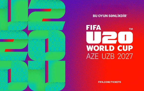 FIFA Azərbaycan və Özbəkistanda keçiriləcək dünya çempionatının rəsmi brendini təqdim edib