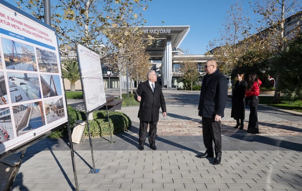 Prezident İlham Əliyev "Bakı Ağ Şəhər"də olub