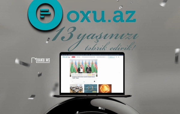 Oxu.Az 13 yaşında!